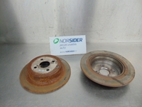Imagen de Juego de 2 discos de freno trasero Toyota Corolla Bizz de 2002 a 2004