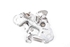 Picture of Hood Lock Peugeot 206 Sw from 2003 to 2007