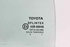 Immagine di Vetro fisso porta posteriore sinistra Toyota Yaris da 2005 a 2009