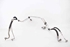 Picture of Air Conditioning Hose / Pipes Set Citroen C4 from 2010 to 2014 | 9658227580 - 9684368380